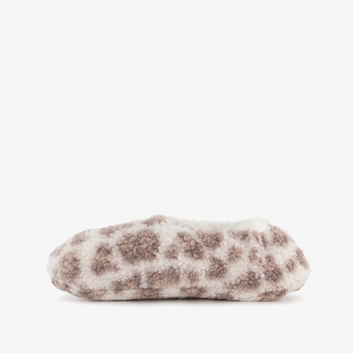 Dames ballerina sloffen beige