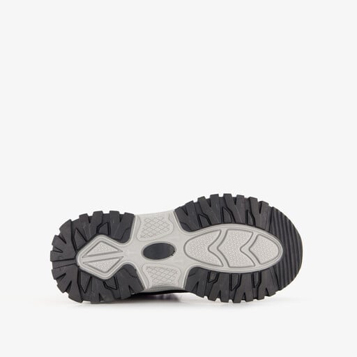 Hoge meisjes wandel sneakers lila zwart