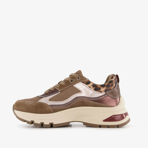 Dames sneaker bruin