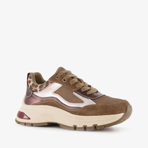 Dames sneaker bruin