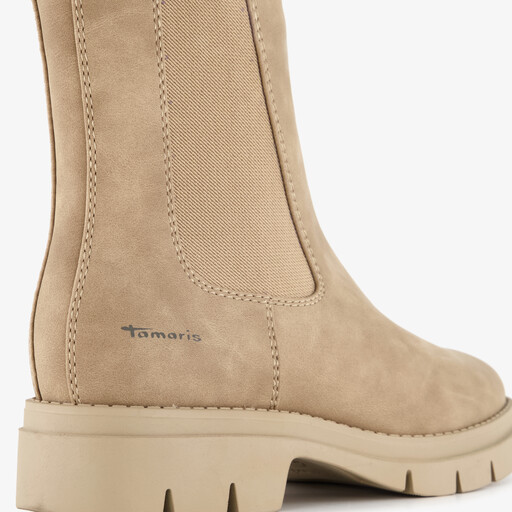 Dames Chelsea boots beige