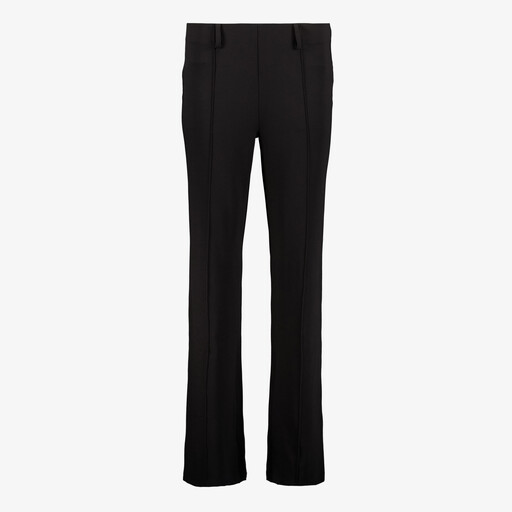 Dames pantalon met pinstripe zwart
