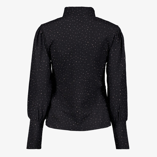 Twoday dames top glitter zwart