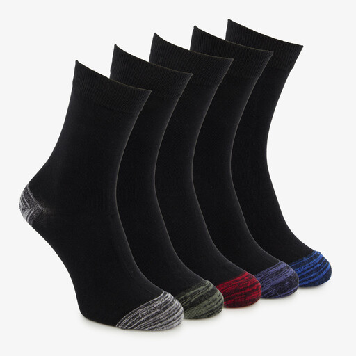 5 paar herensokken zwart