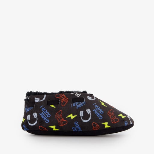 Jongens sloffen met game print