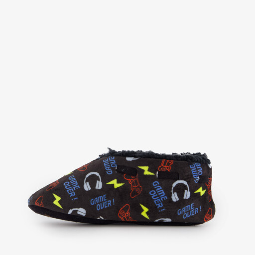 Jongens sloffen met game print