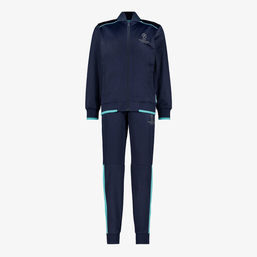 Champions League kinder trainingspak blauw