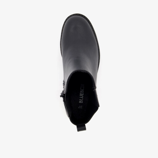 Dames Chelsea boots met hak zwart