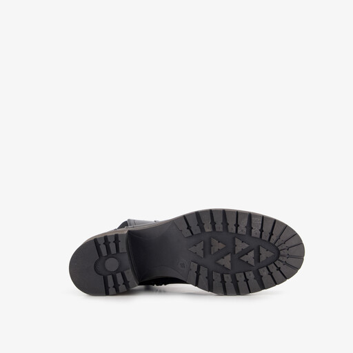 Dames Chelsea boots met hak zwart