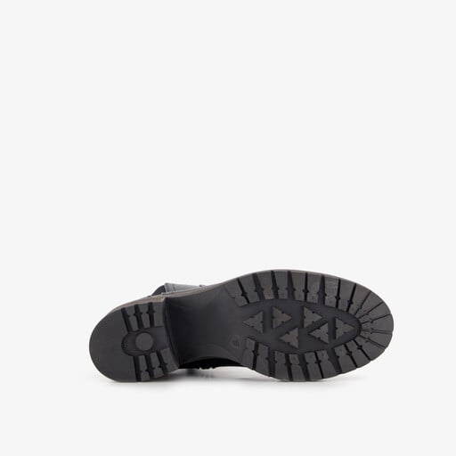 Dames Chelsea boots met hak zwart