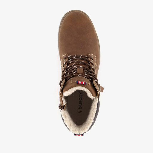 Gevoerde heren veterboots bruin