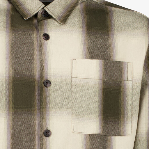 Heren overshirt beige