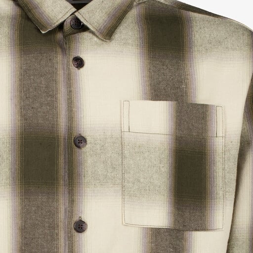 Heren overshirt beige