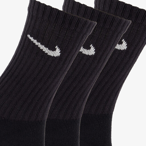 3 paar Cushioned Crew sokken zwart