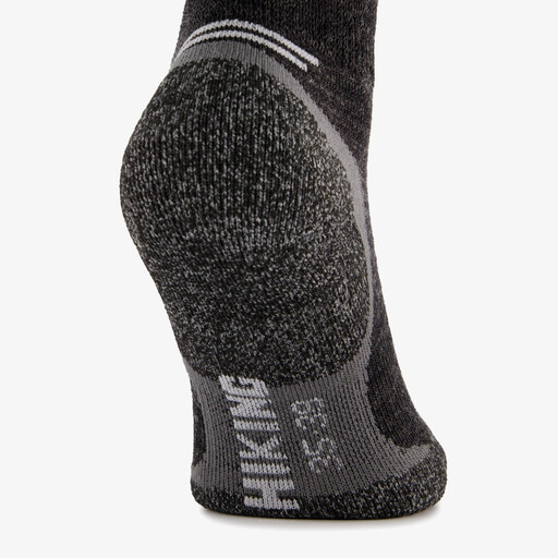 2 paar unisex wandelsokken blauw zwart