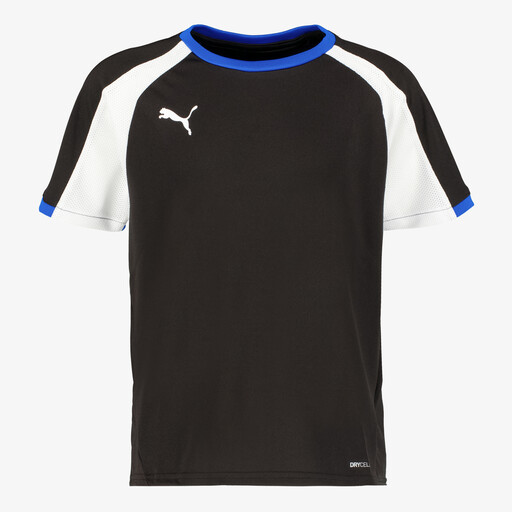 IndividualLIGA Jersey kinder sport T-shirt zwart wit