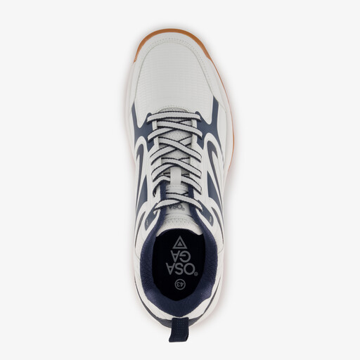 Heren padelschoenen wit blauw