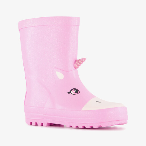 Roze kinder regenlaarzen unicorn