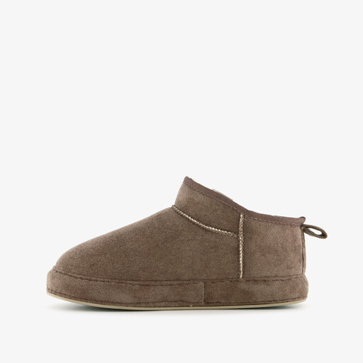 Hoge dames pantoffels beige