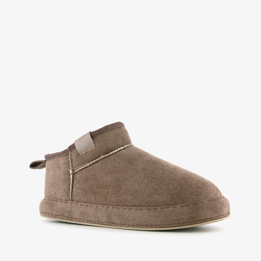 Hoge dames pantoffels beige