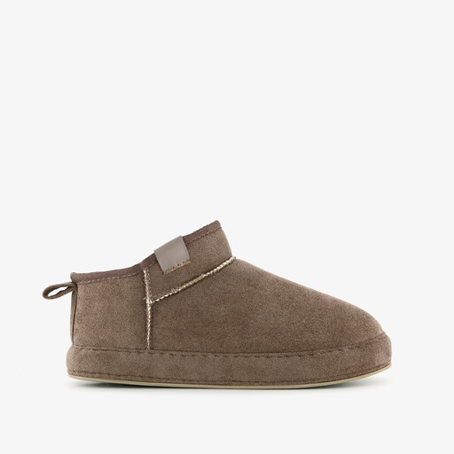 Hoge dames pantoffels beige