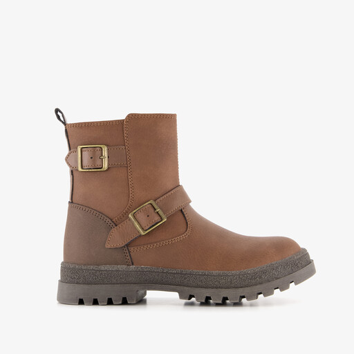 Jongens biker boots bruin