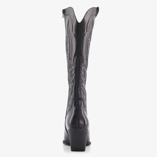 Hoge dames cowboylaarzen zwart
