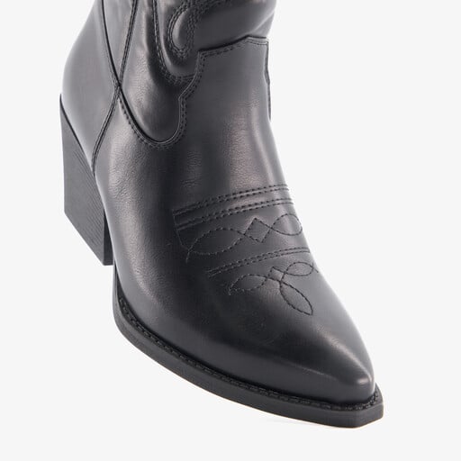 Dames cowboylaarsjes zwart