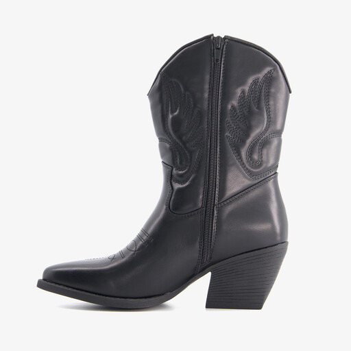 Dames cowboylaarsjes zwart