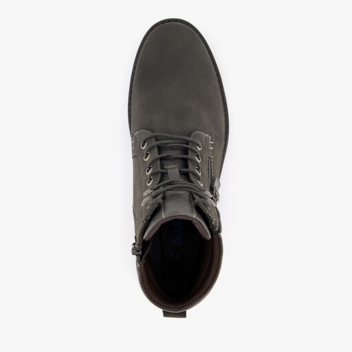 Heren veterboots grijs