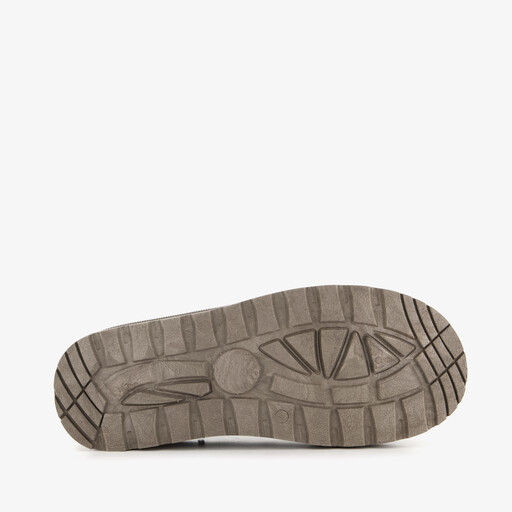 Lage gevoerde dames boots taupe
