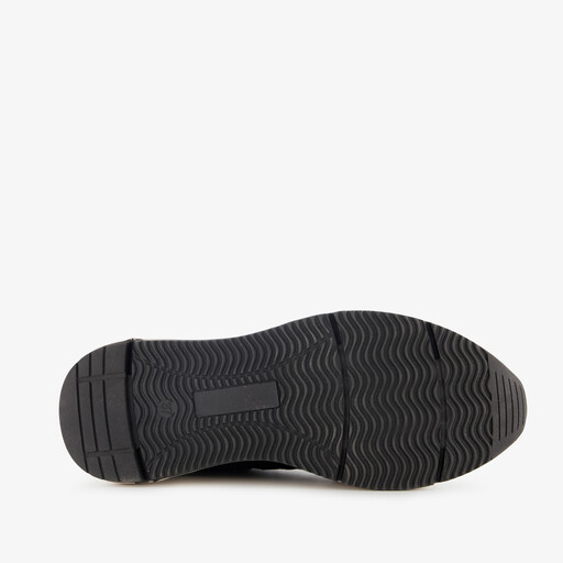 Leren dames sneakers zwart