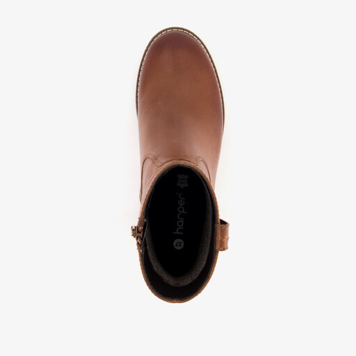 Leren dames boots cognac