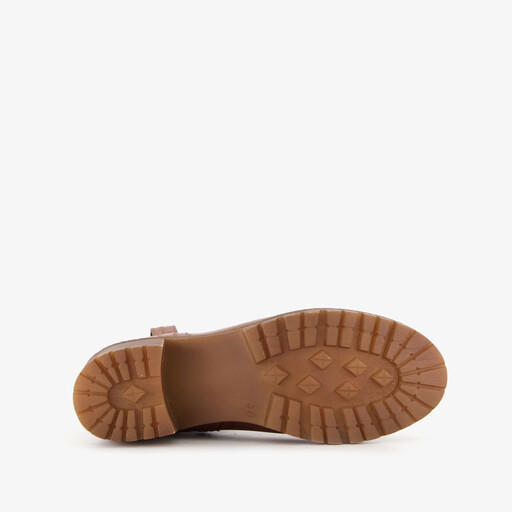 Leren dames boots cognac