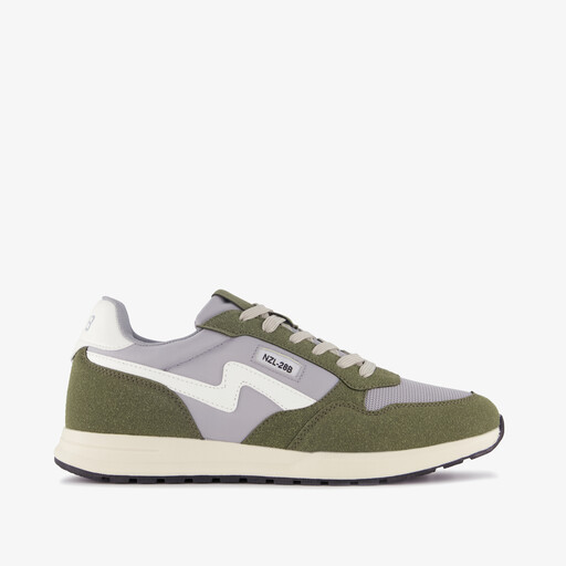 Heren sneakers groen grijs