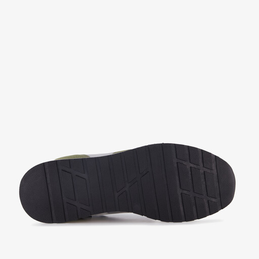 Heren sneakers groen grijs