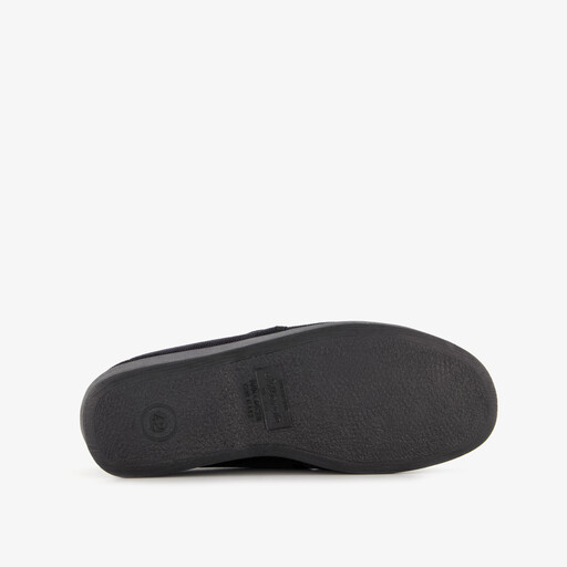 Gevoerde heren pantoffels zwart