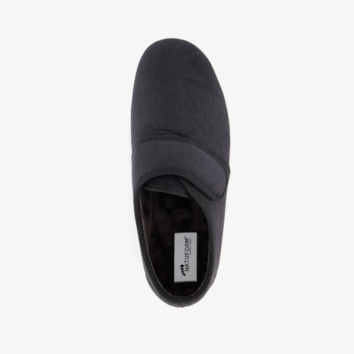 Gevoerde heren pantoffels zwart