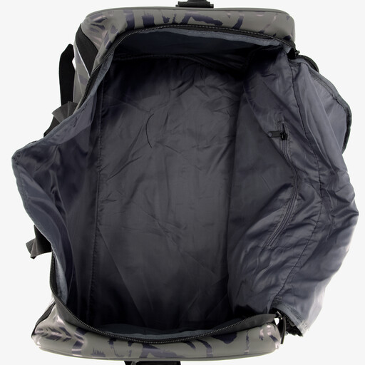 Sporttas met panterprint 26 liter zwart