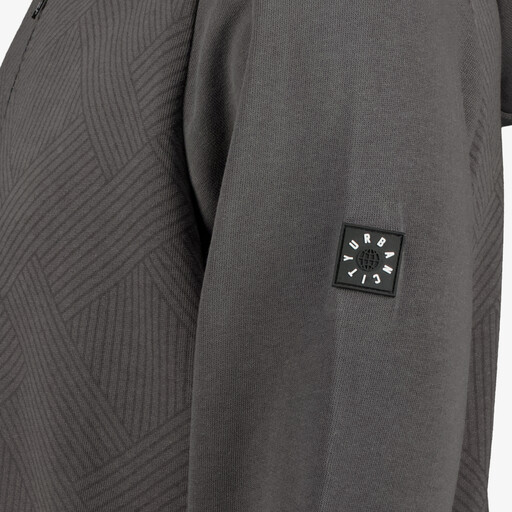 Heren vest grijs