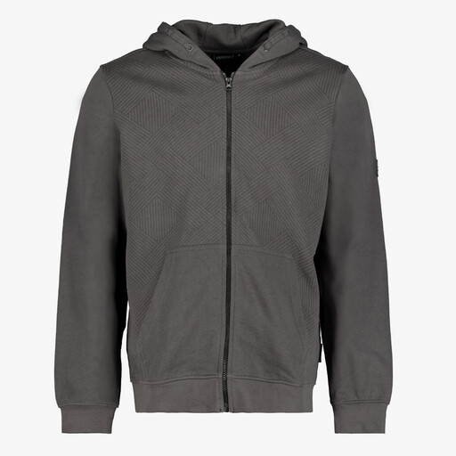 Heren vest grijs