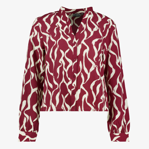 Twoday blouse dames bordeaux rood