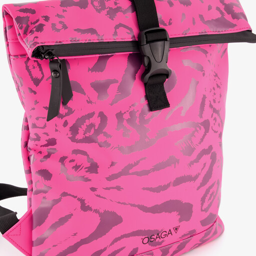 Rolltop rugzak waterdicht roze 8,5 liter