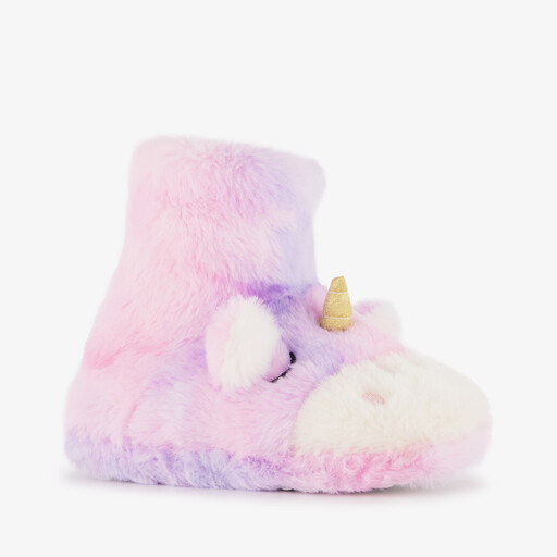 Kinder pantoffels unicorn lila