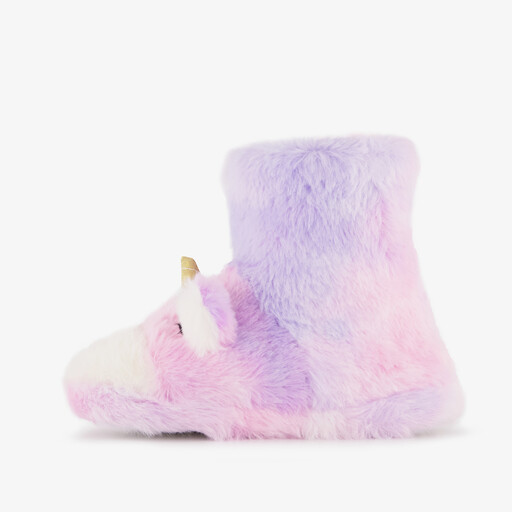 Kinder pantoffels unicorn lila