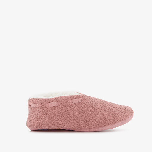Gevoerde dames sloffen roze