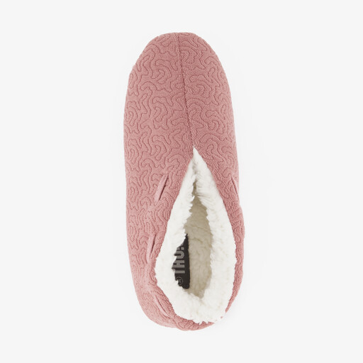 Gevoerde dames sloffen roze