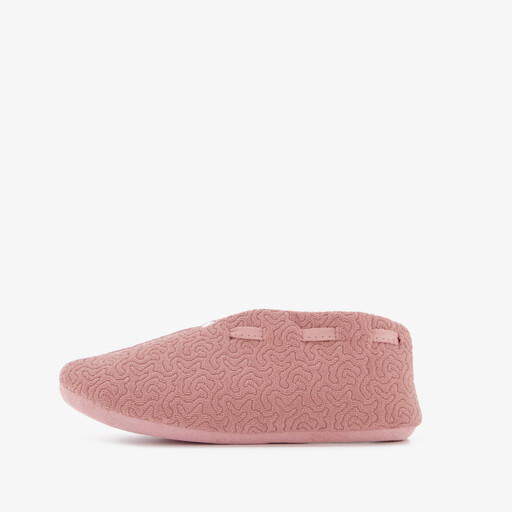 Gevoerde dames sloffen roze
