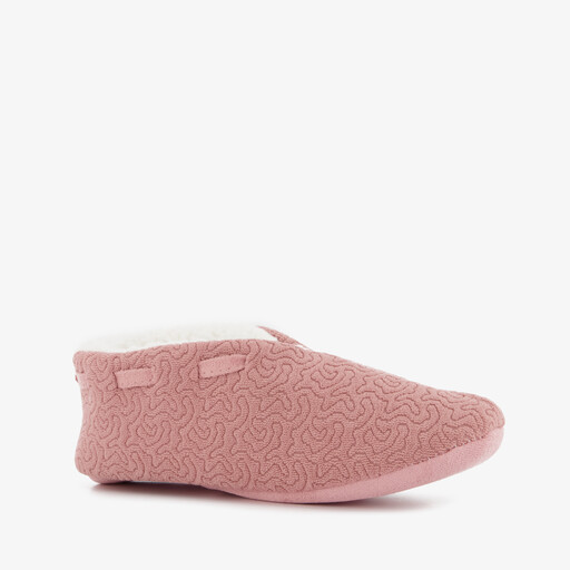 Gevoerde dames sloffen roze