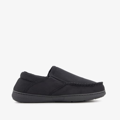 Gevoerde heren pantoffels zwart